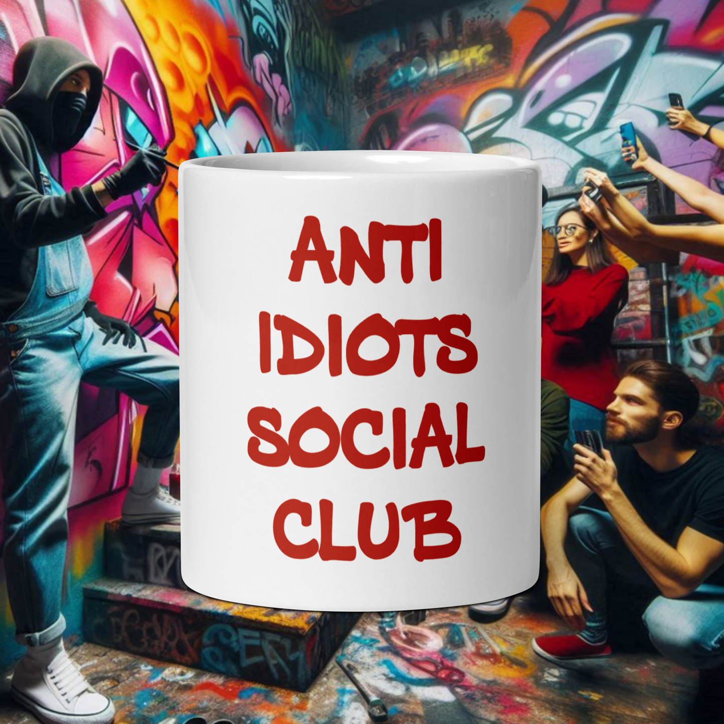Taza Anti Idiots Social Club